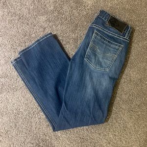 Mens Rock&Roll Straight Leg Jeans